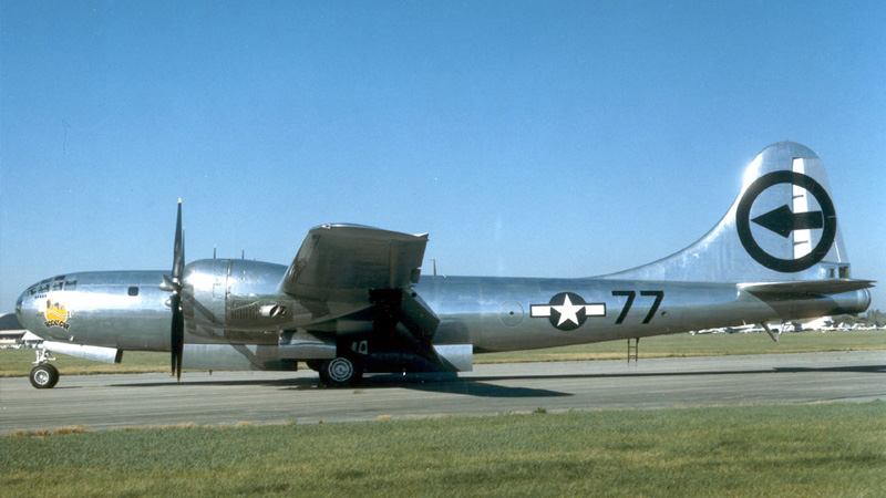 Bockscar is the United States Army Air Forces Boeing B-29 Superfortress bomber that dropped Fat Man