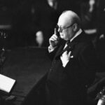 Prime Minister Winston Churchill delivers historic address to a joint session of the United States Congress Dec. 26, 1941