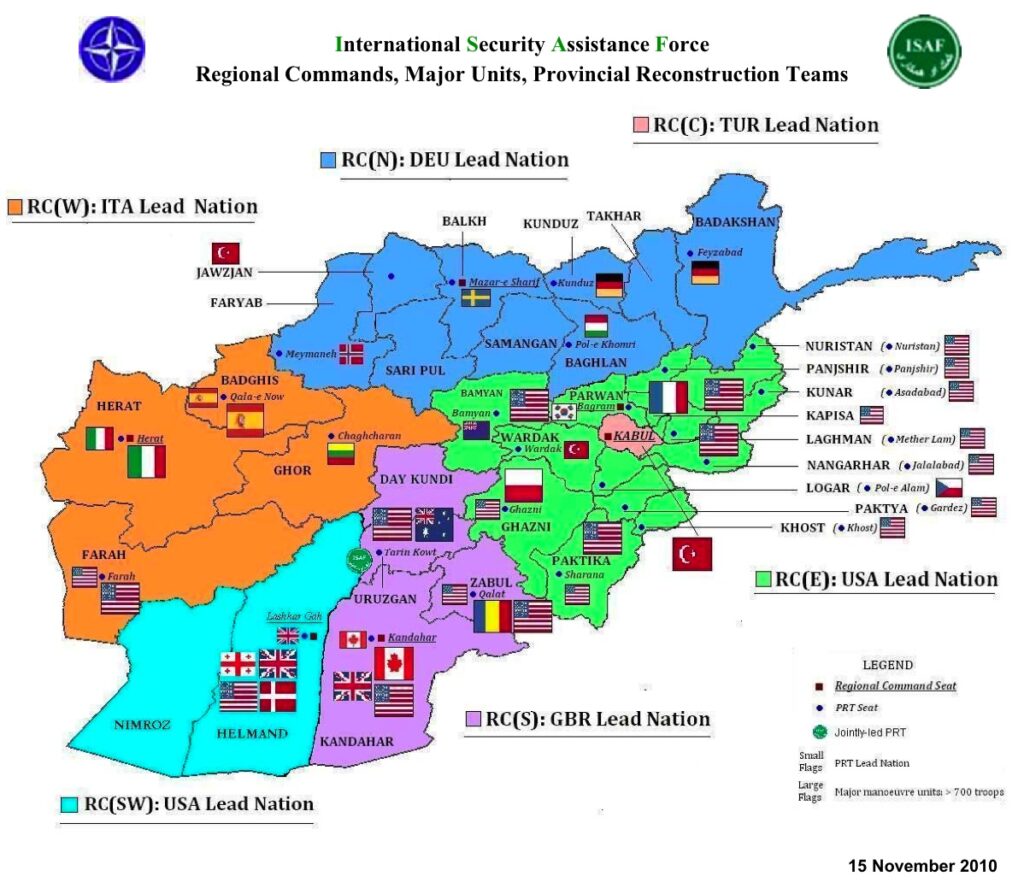 ISAF Regional Commands