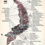 Vietnam War map - Newsweek 1968