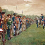 George Washington reading the Declaration of Independence to the troops