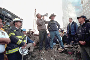 President George W. Bush speech at Ground Zero